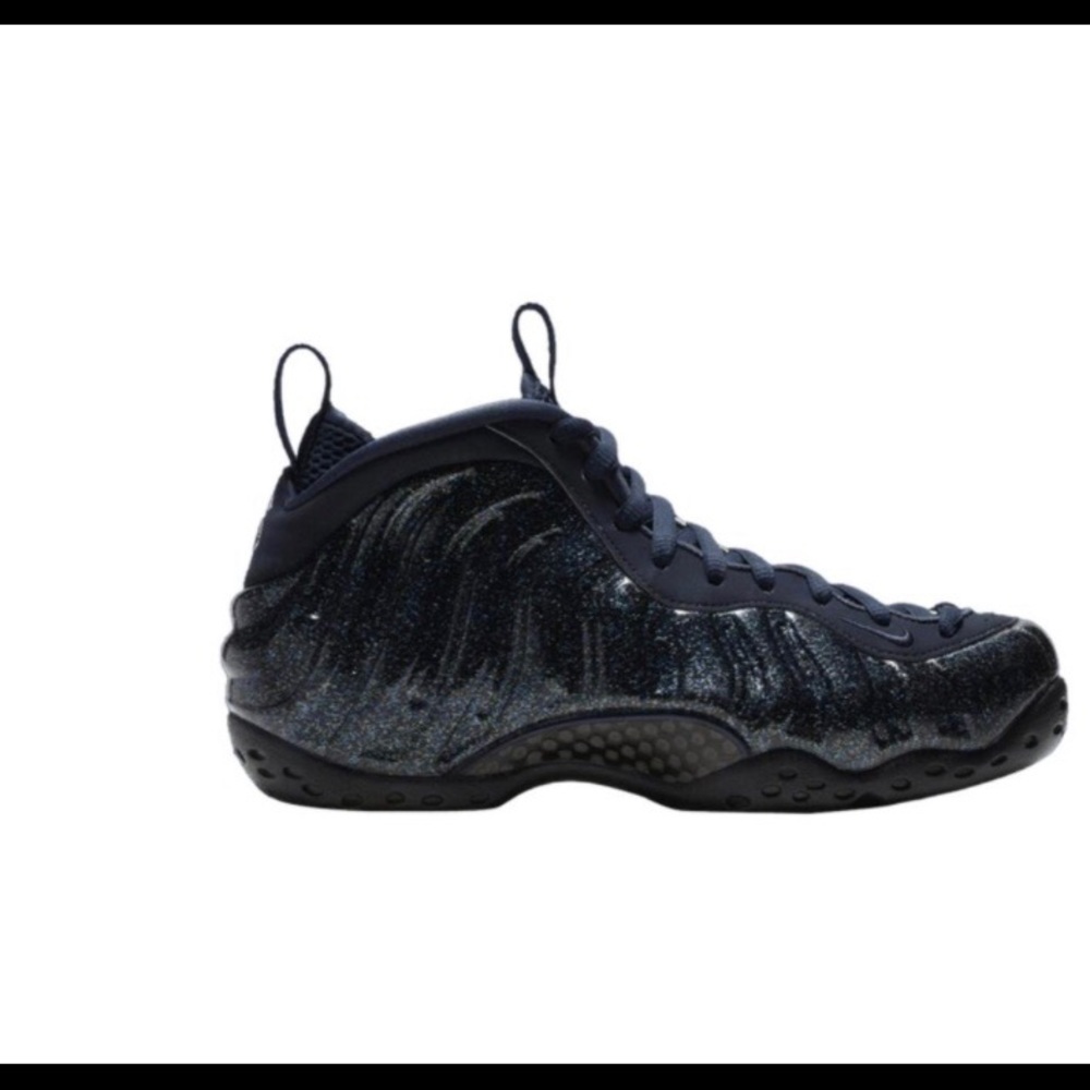 Nike Women's foamposites glitter navy